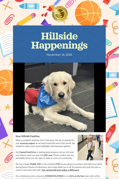 Hillside Happenings