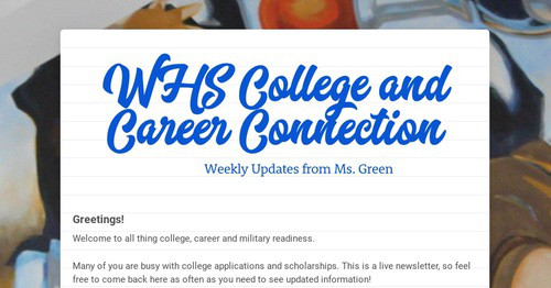 WHS College and Career Connection