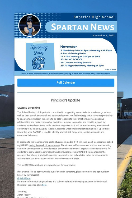 SHS Family News