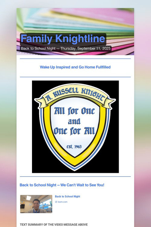 Family Knightline
