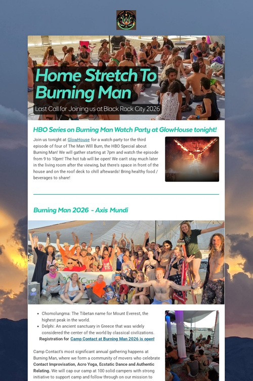 Home Stretch To Burning Man