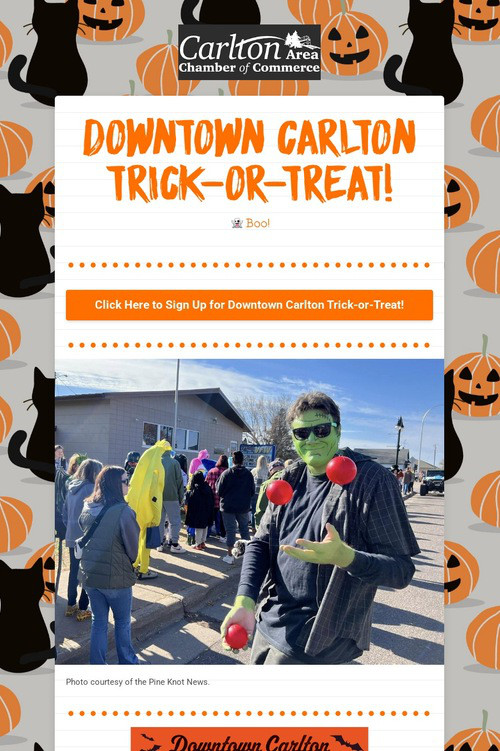 Downtown Carlton Trick-or-Treat!