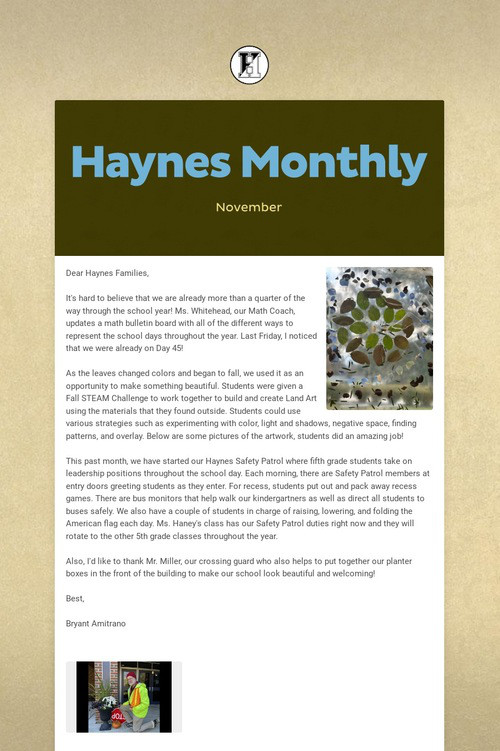 Haynes Monthly