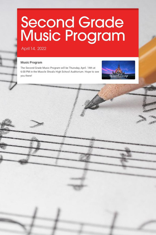Second Grade Music Program