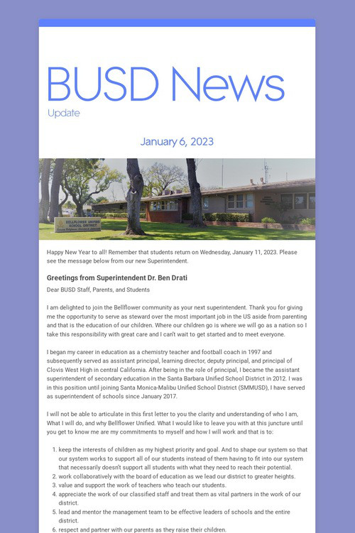 BUSD News