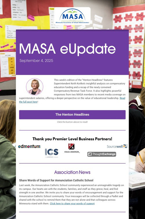 MASA eUpdate