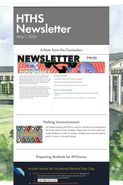 HTHS Newsletter