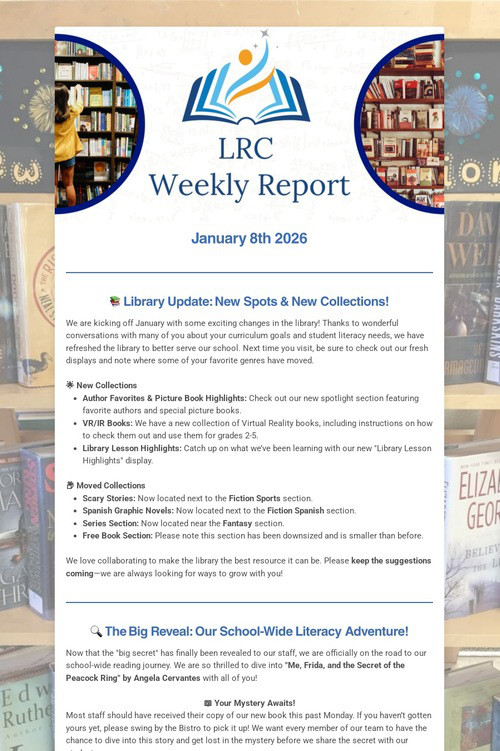 LRC Weekly Update