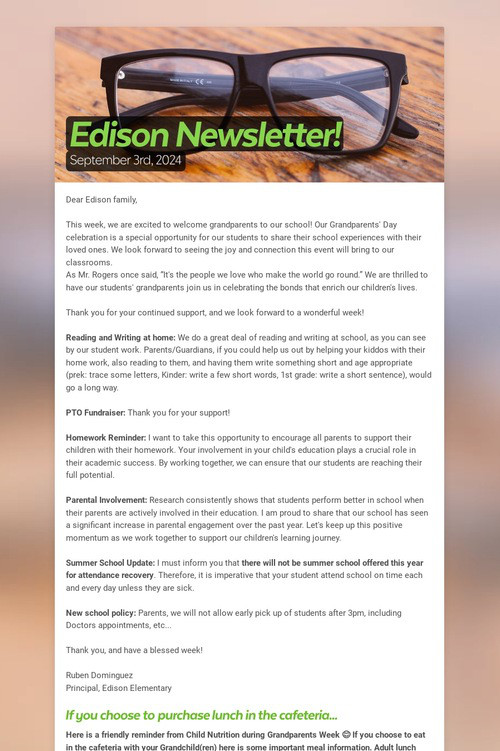 Edison Newsletter!