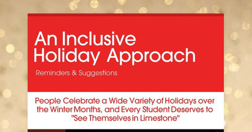 An Inclusive Holiday Approach