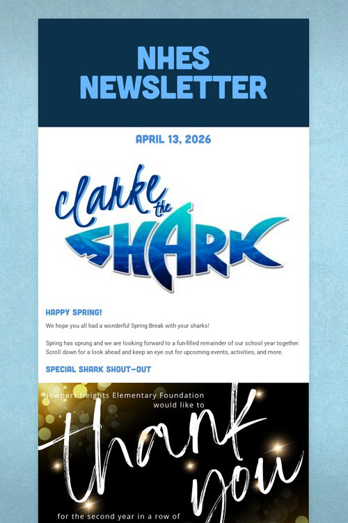 NHES Newsletter