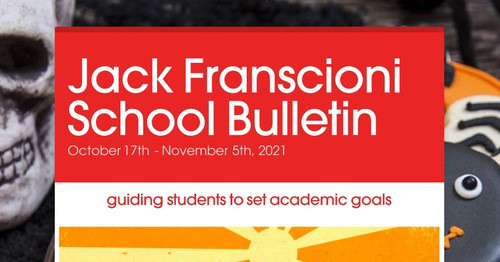 Jack Franscioni School Bulletin