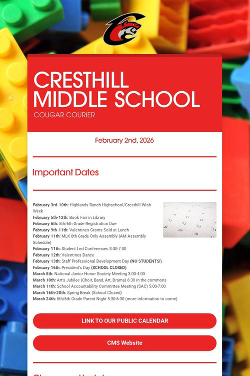 CRESTHILL MIDDLE SCHOOL