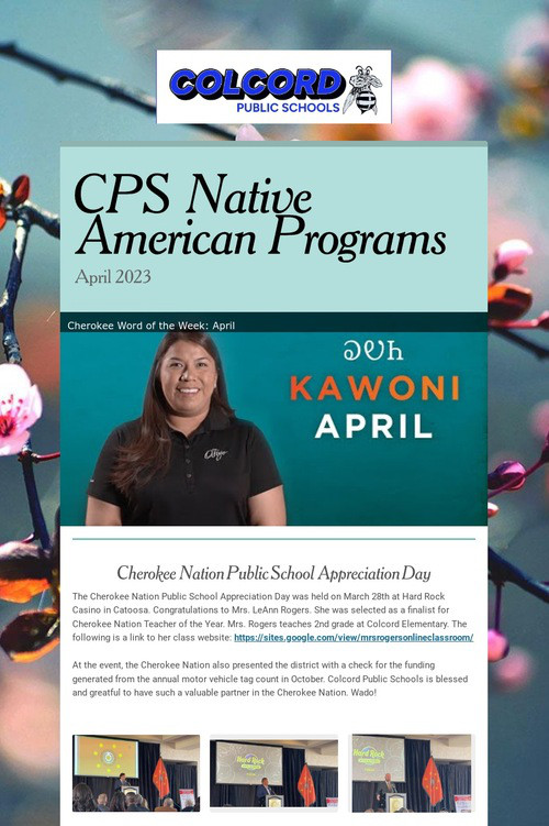 April 2023- NA Programs