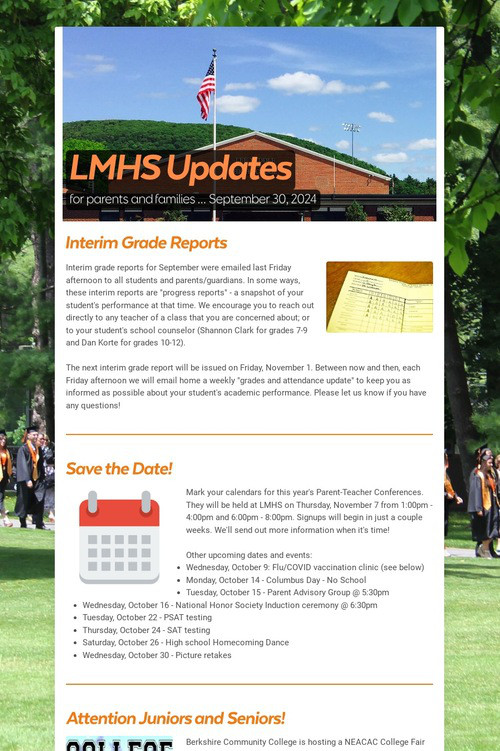 LMHS Updates