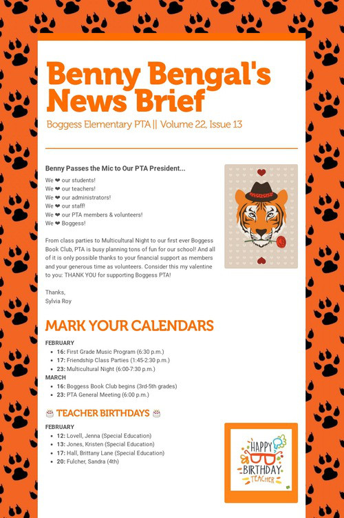 Benny Bengal's News Brief