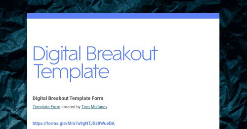 Digital Breakout Template | Smore Newsletters
