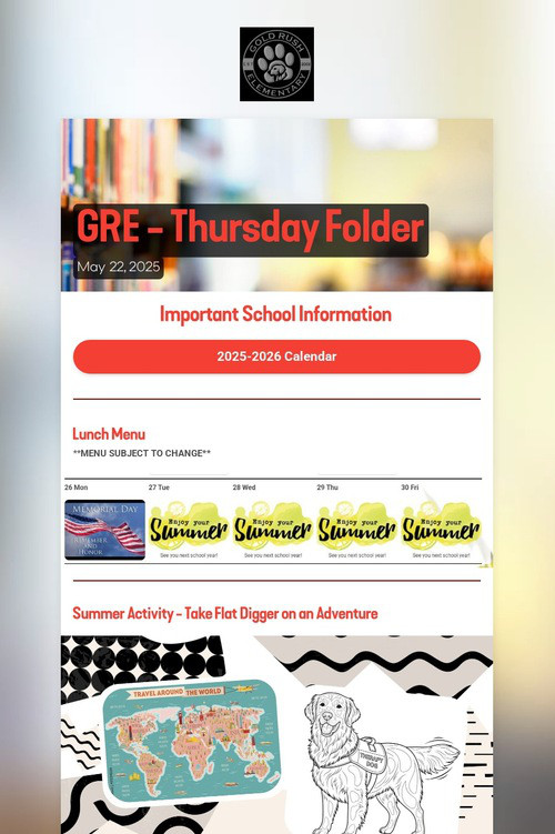 GRE - Thursday Folder