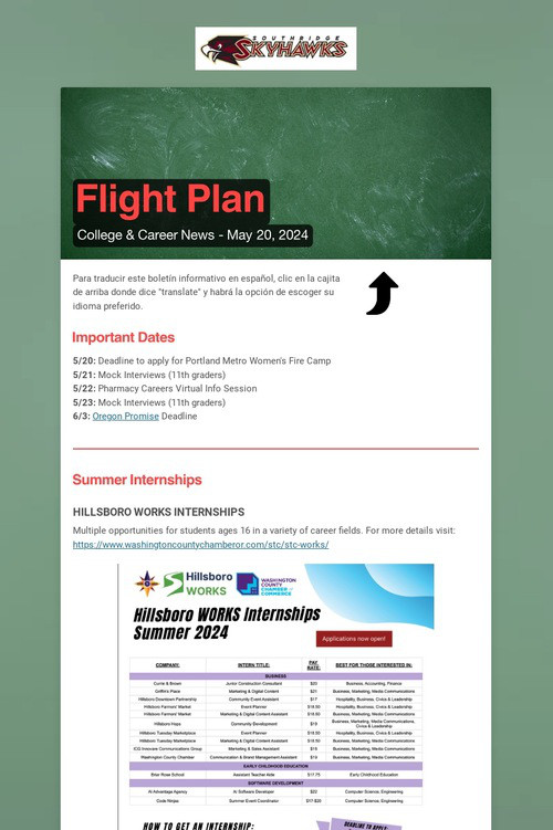 Flight Plan