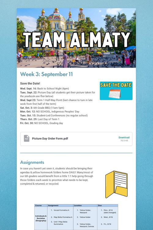 Team Almaty Week 3