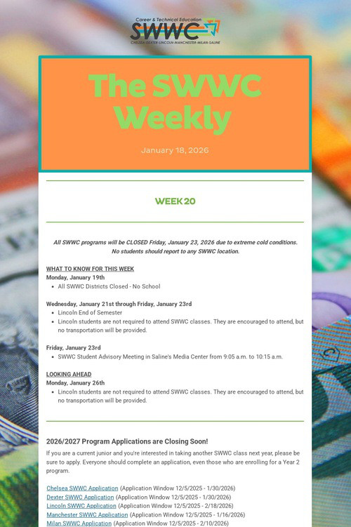 The SWWC Weekly