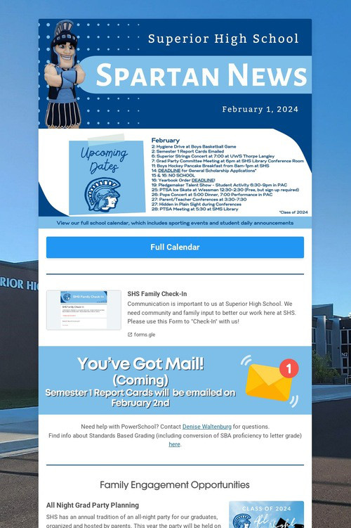 SHS Family News