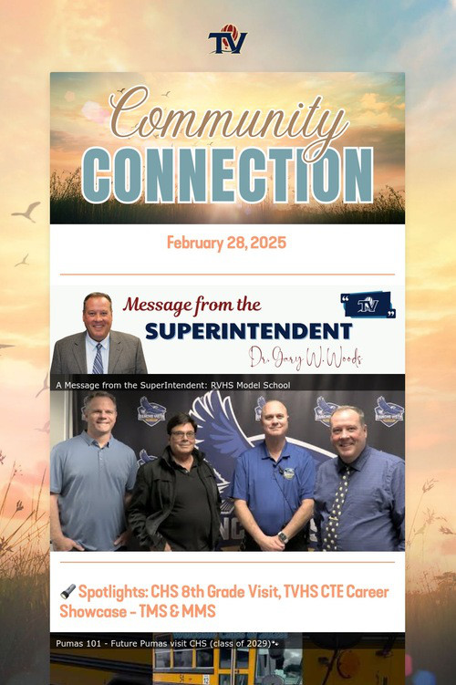 TVUSD COMMUNITY CONNECTION