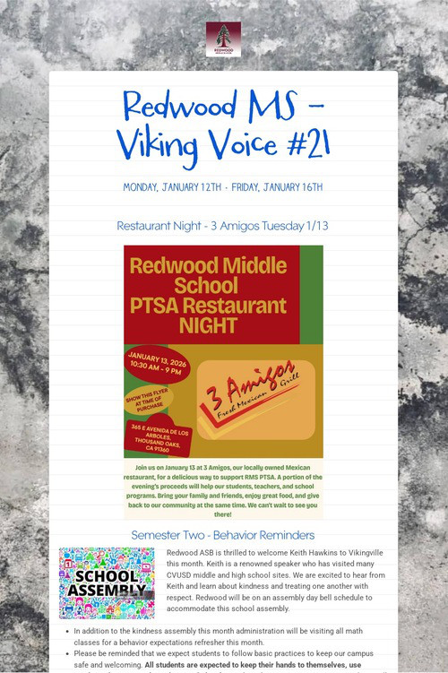 Redwood MS -  Viking Voice #21