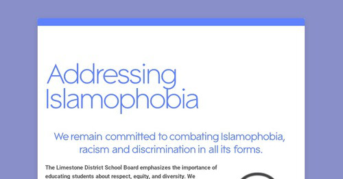 Addressing  Islamophobia