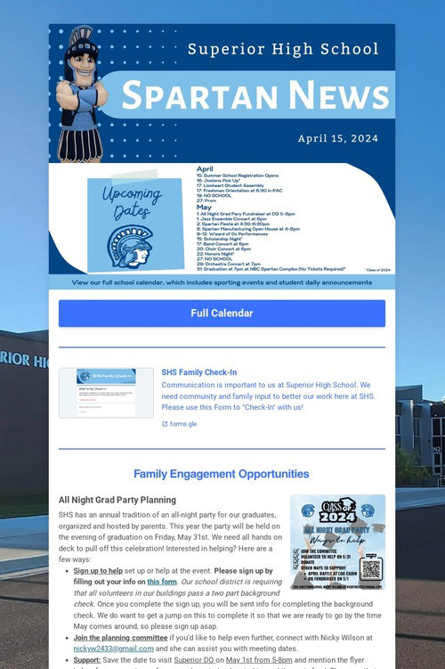 SHS Family News