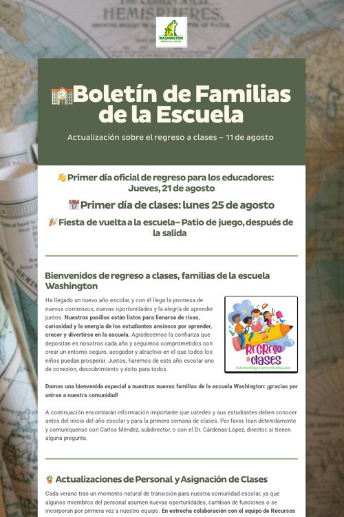 🏫Boletín de Familias de la Escuela