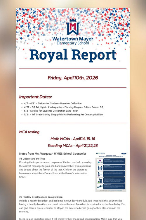 Royal Report