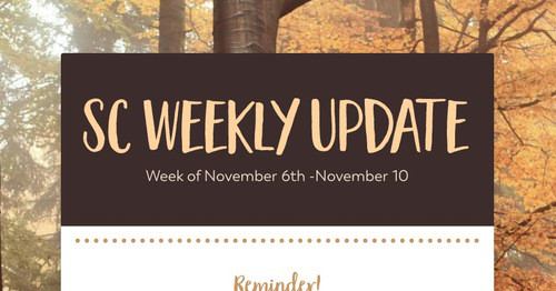 SC Weekly Update