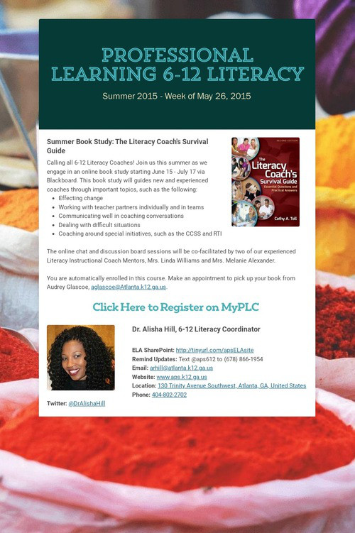Professional Learning 6-12 Literacy