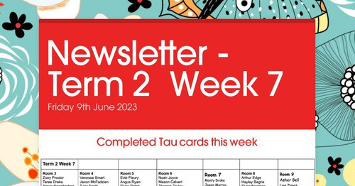 Newsletter - Term 2 Week 7 | Smore Newsletters for Education
