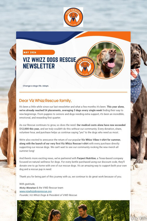 Change a dog's Life.