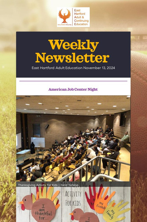 Weekly Newsletter