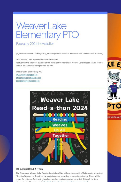 Weaver Lake Elementary PTO