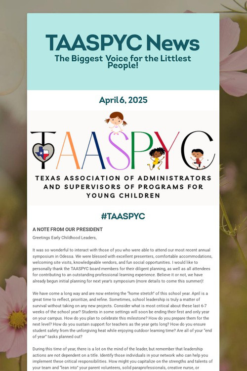 TAASPYC News