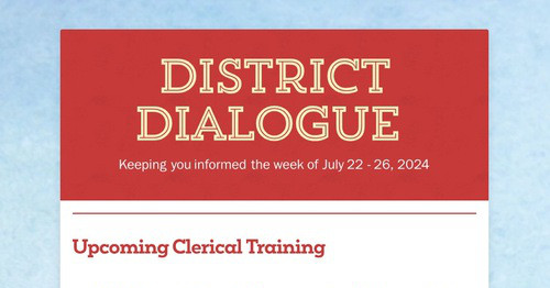 District Dialogue