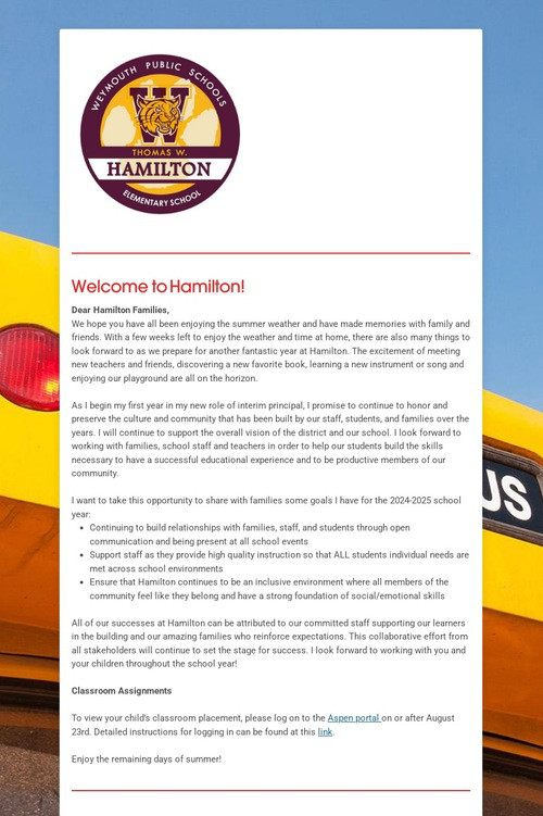 Thomas W. Hamilton Elementary