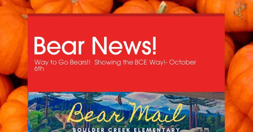 Bear News!