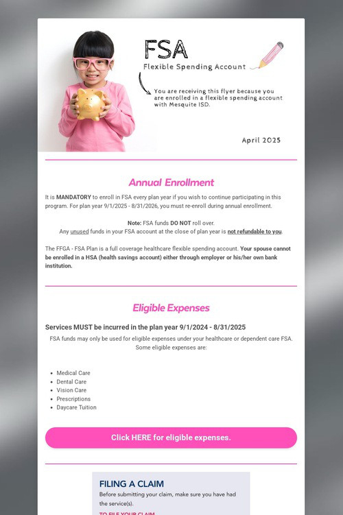FSA - Flexible Spending Account