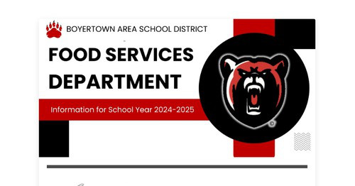 Food Services Newsletter