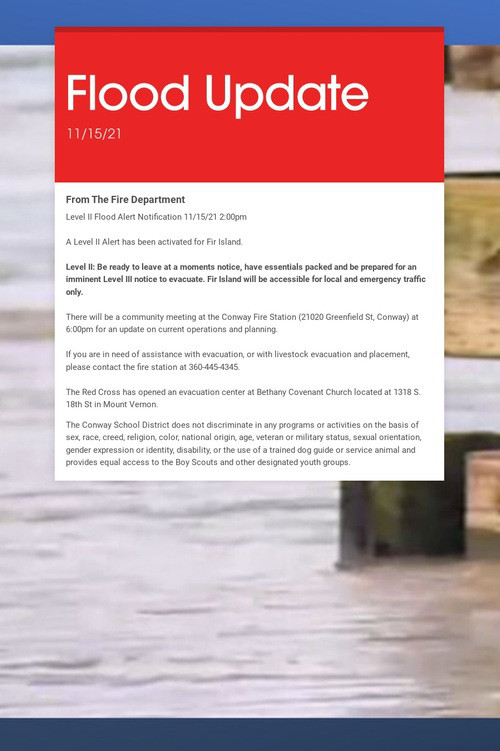 Flood Update