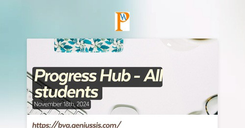 Progress Hub - All students