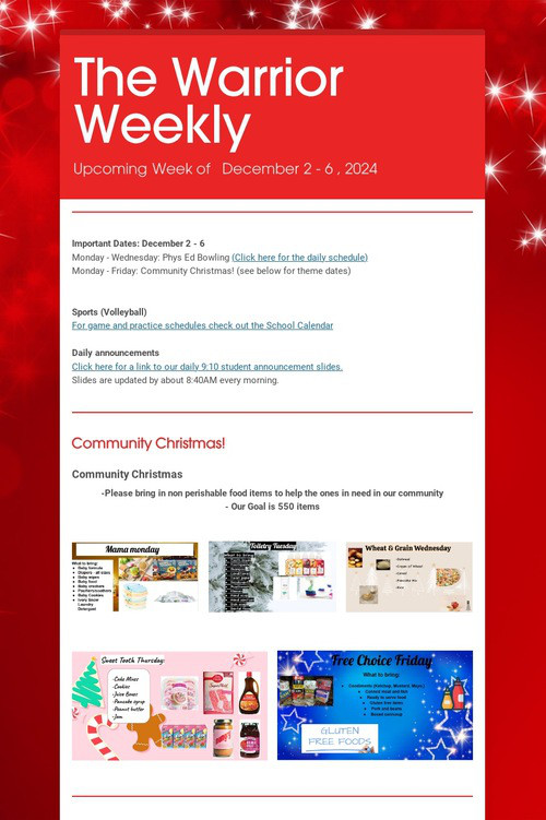 The Warrior Weekly