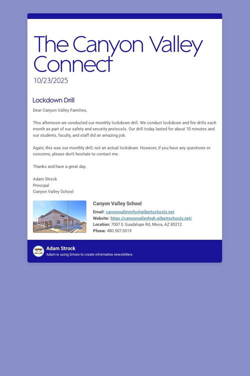 The Canyon Valley Connect