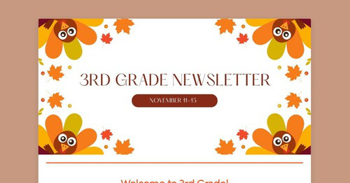 Third Grade Weekly Update