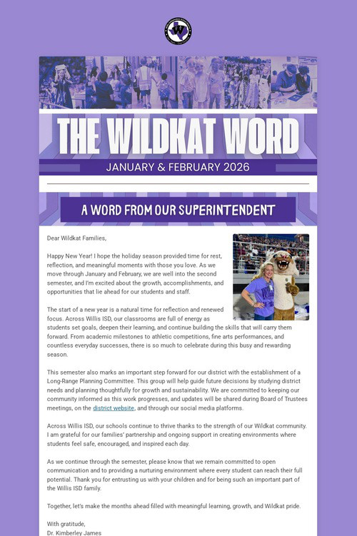 The Wildkat Word: Jan & Feb 2026